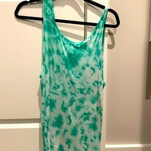 Tye dye low back tank